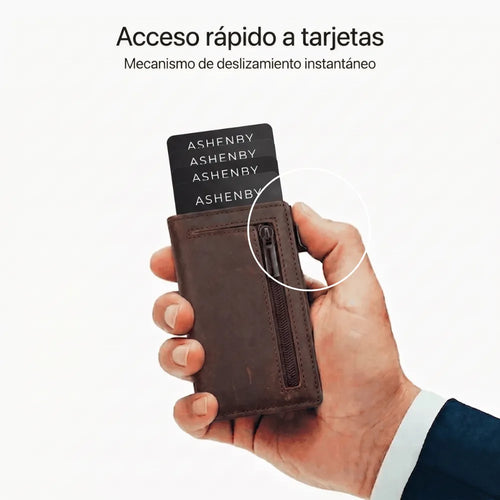 CARTERA ASHENBY CON PROTECCIÓN RFID - ¡COMPRA 1 y LLÉVATE 1 GRATIS!